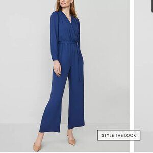 Ann Taylor Wrap Jumpsuit